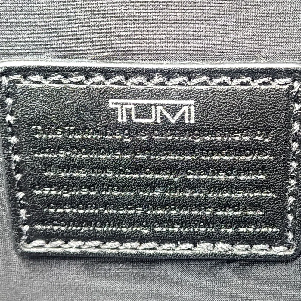 TUMI Abstract Pattern Laptop Bag Nylon Padded Compartments Removable Strap